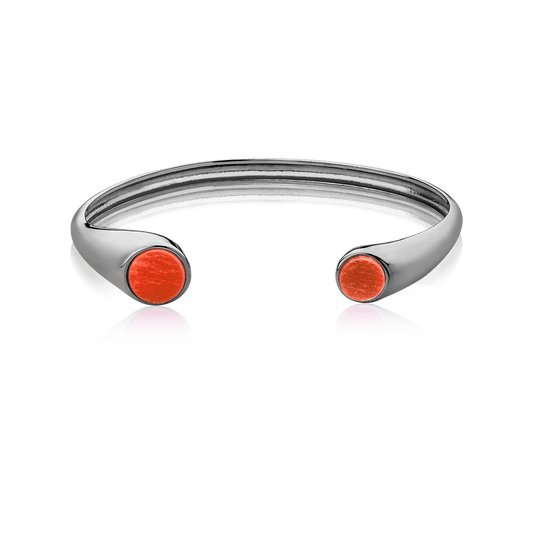 Bracelete Pocket Ball - Feldspato Laranja Semijoias de luxo e design exclusivo