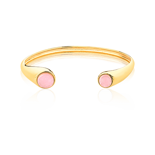 Bracelete Pocket Ball - Quartzo Rosa Semijoias de luxo e design exclusivo