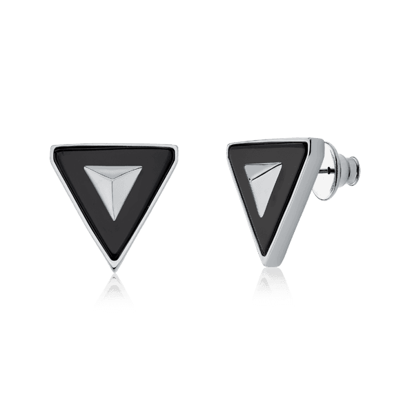 Brinco Belli - Obsidiana Negra Semijoias de luxo e design exclusivo