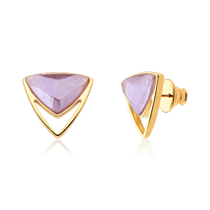 Brinco Equilíbrio - Ametista Semijoias de luxo e design exclusivo
