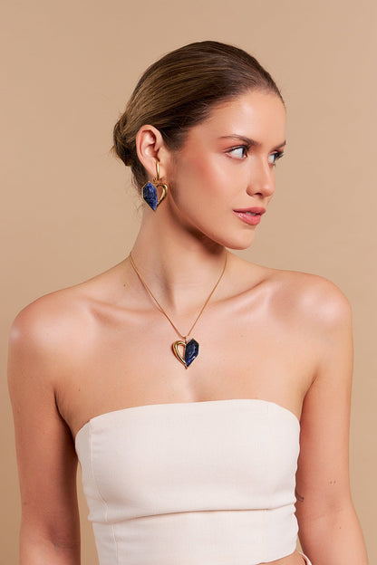 Brinco  Intensa - Sodalita Semijoias de luxo e design exclusivo