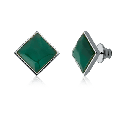 Brinco Lírio - Ágata Verde Semijoias de luxo e design exclusivo