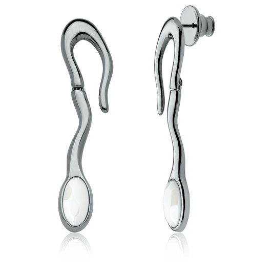 Brinco Noha - Porcelana Semijoias de luxo e design exclusivo