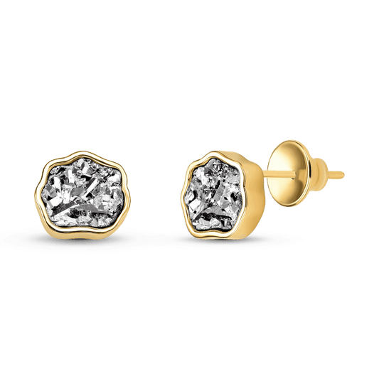 Brinco Sita - Drusa Platina Semijoias de luxo e design exclusivo