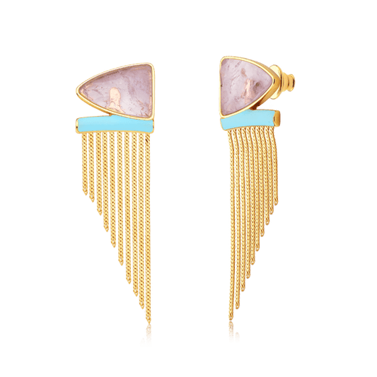 Brinco Tiye - Ametista Semijoias de luxo e design exclusivo