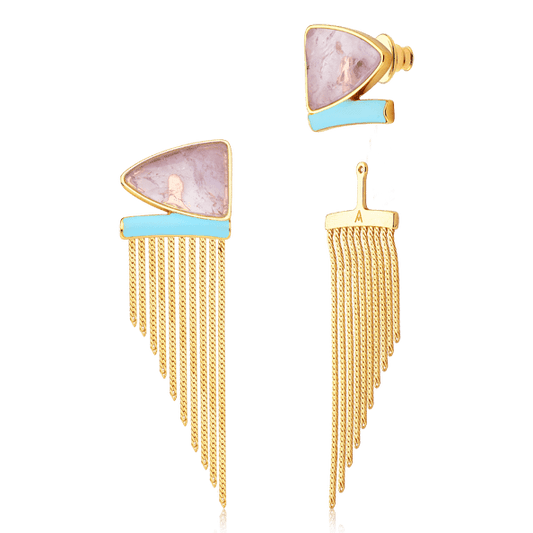 Brinco Tiye - Ametista Semijoias de luxo e design exclusivo