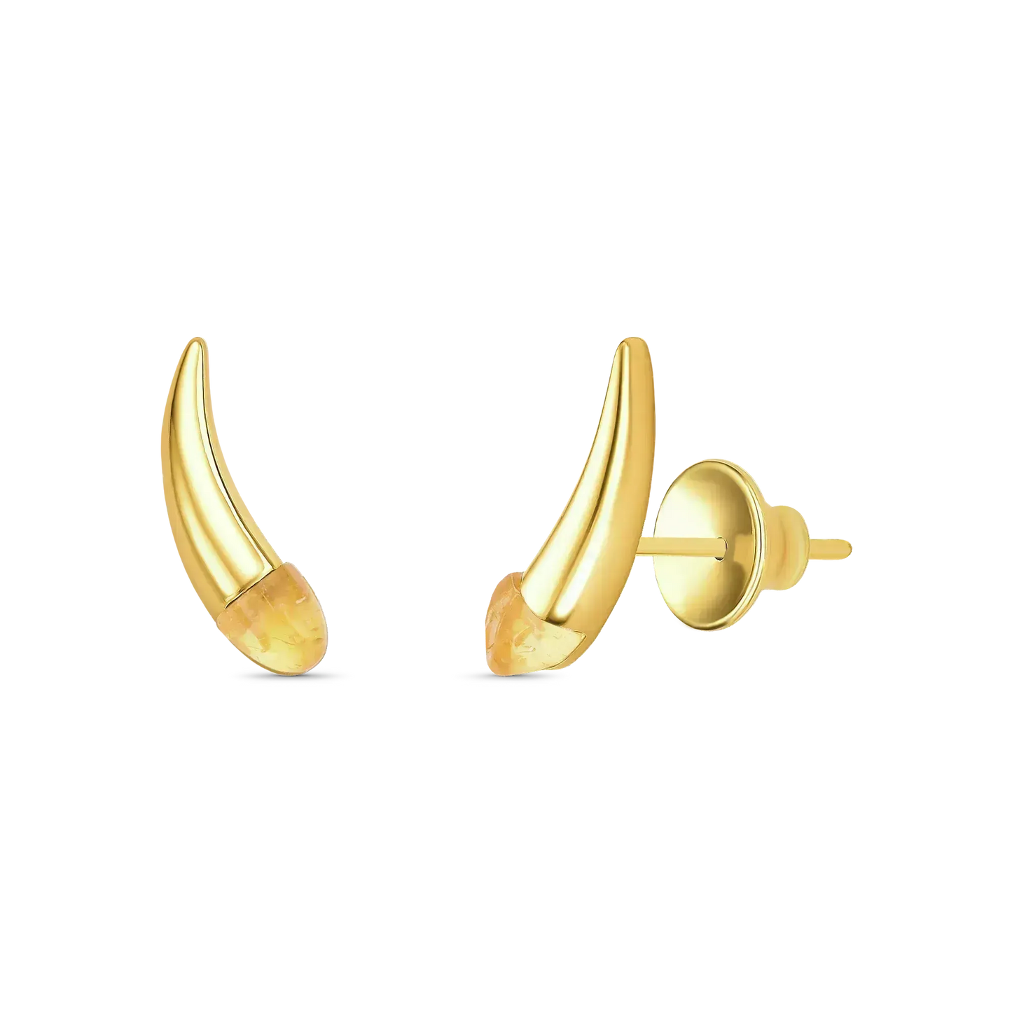 Use o Brinco Momento com Citrino em Banho de Ouro 18K para atrair dinheiro e prosperidade, adicionando um toque de luxo e energia discreta ao seu visual.