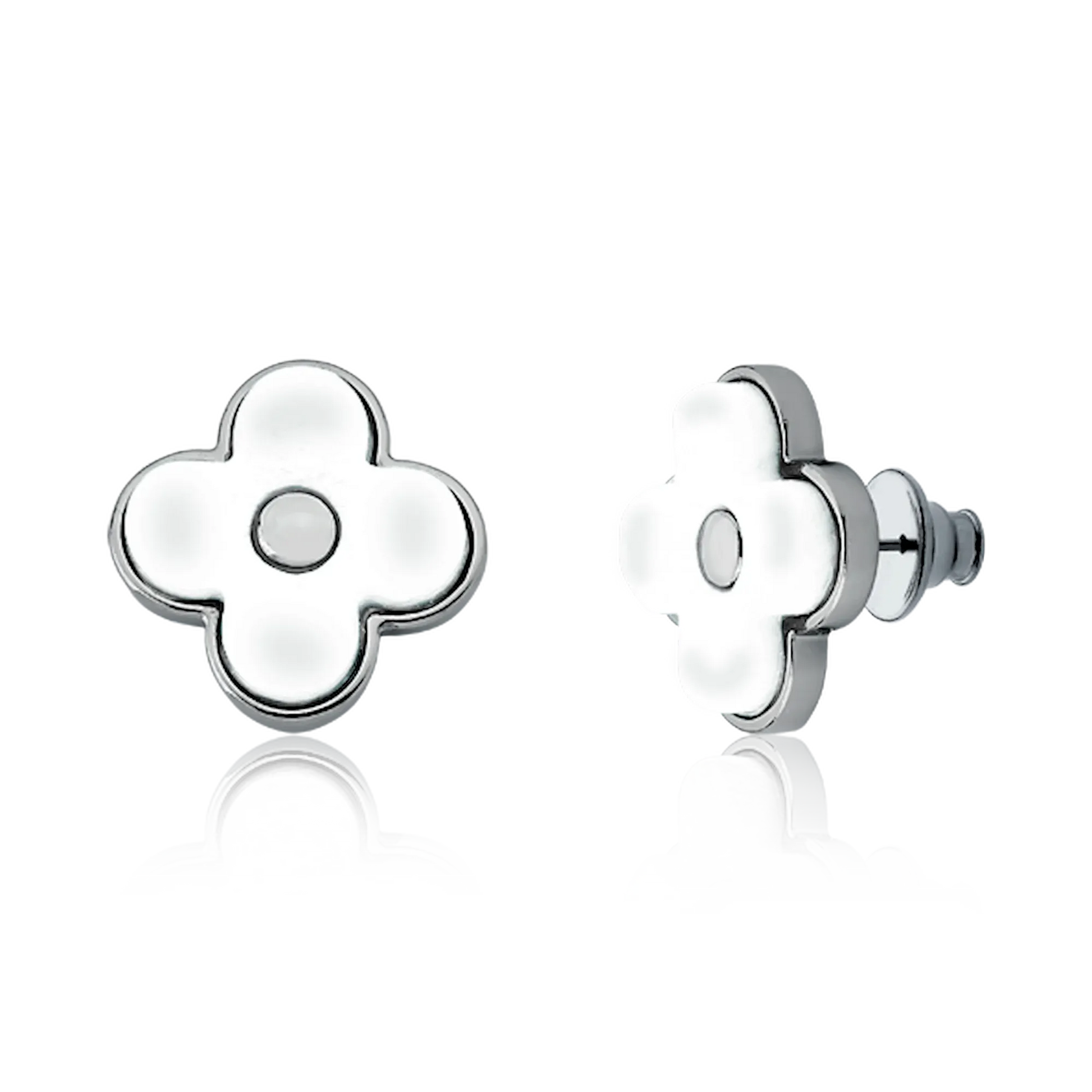 Brinco Radiante - Porcelana Branca