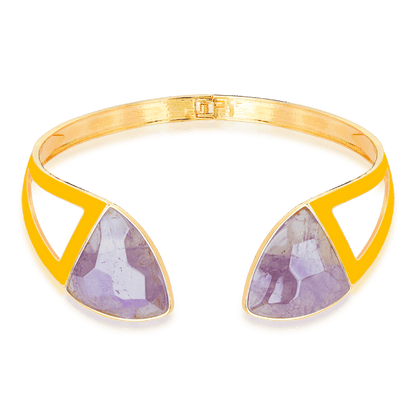 Choker Makeda - Ametista Semijoias de luxo e design exclusivo