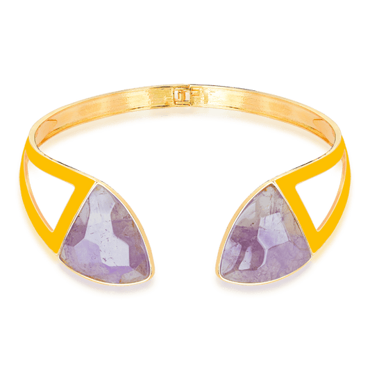 Choker Makeda - Ametista Semijoias de luxo e design exclusivo