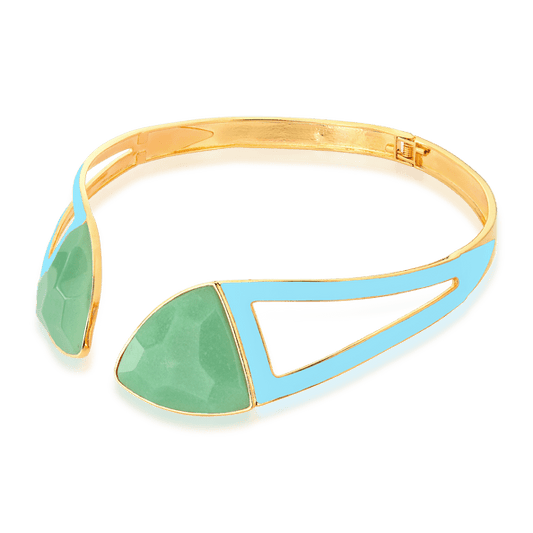 Choker Makeda - Aventurina Semijoias de luxo e design exclusivo