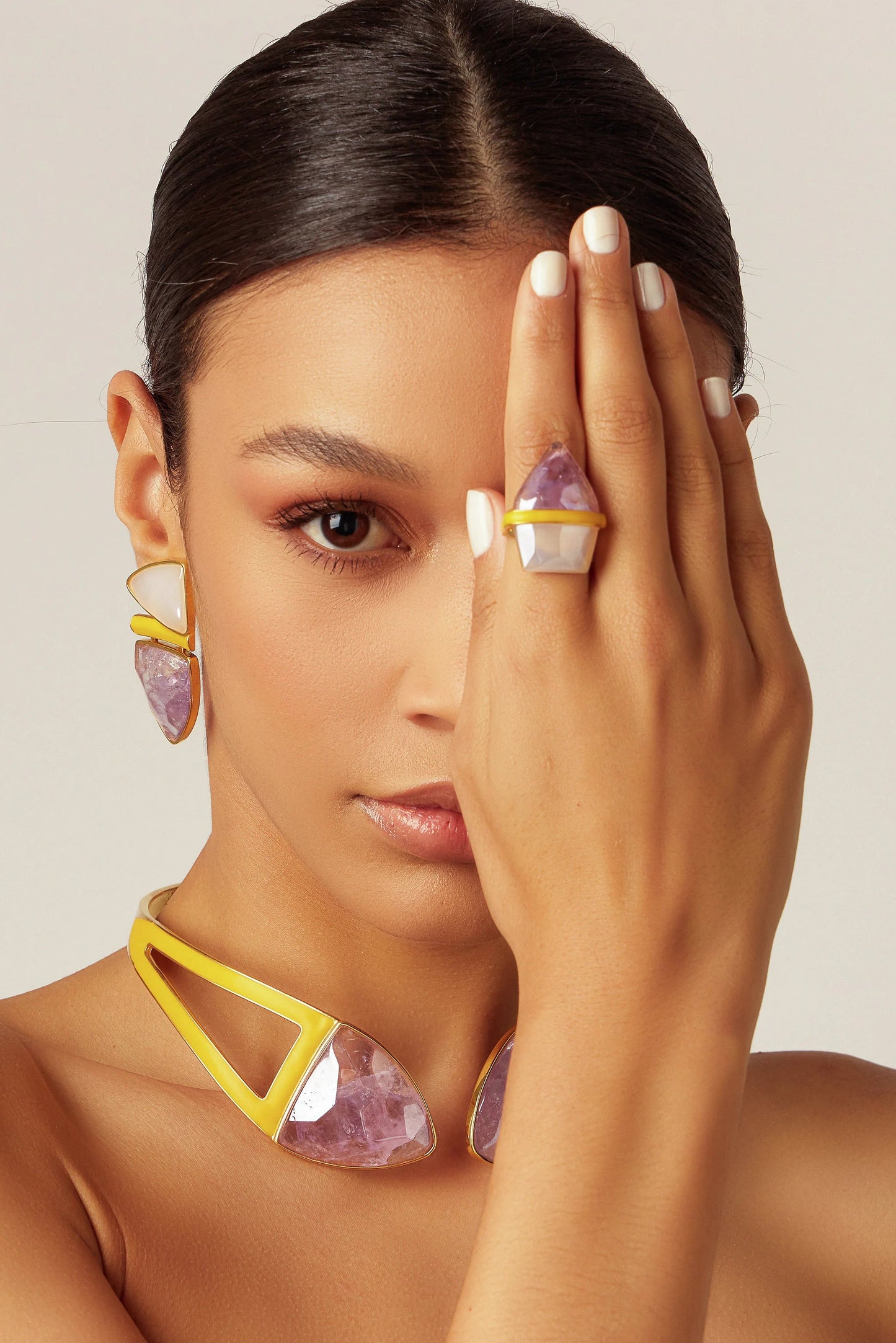 Choker Makeda - Ametista