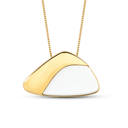 Colar Ailes - Porcelana Branca Semijoias de luxo e design exclusivo