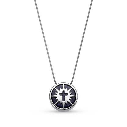 Colar Aura - Obsidiana Negra Ródio Semijoias de luxo e design exclusivo