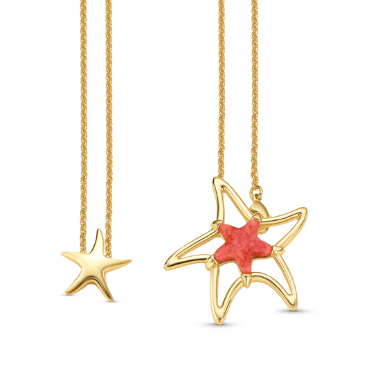 Colar Brisa - Feldspato Laranja Semijoias de luxo e design exclusivo