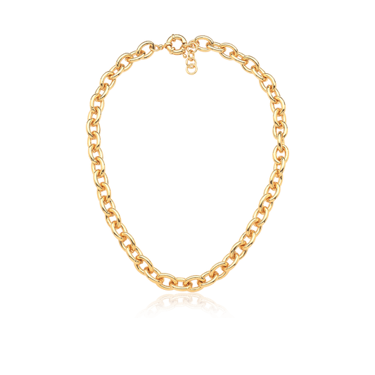 Colar Corrente Cartier - Banhado a Ouro Semijoias de luxo e design exclusivo