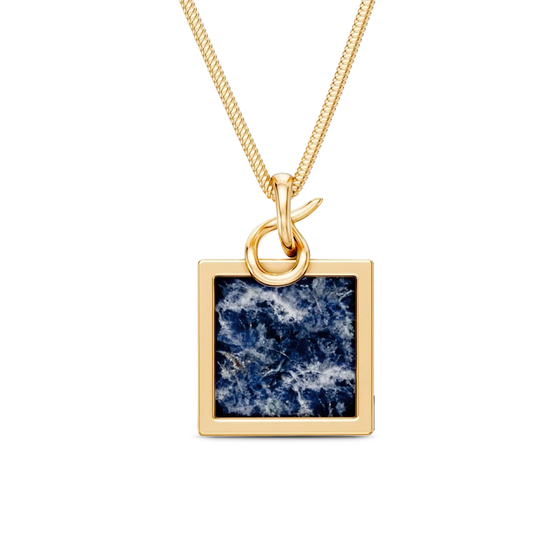 O Colar Esboço com Sodalita em Banho de Ouro 18K é essencial e minimalista, trazendo a pedra quadrada como protagonista, acompanhada por uma corrente rabo de rato. A Sodalita simboliza clareza e intuição. Com a pedra em tom azul profundo e a corrente rabo de rato, este colar minimalista é o ponto de foco perfeito para composições de layers, adicionando cor e sofisticação essencial ao visual.