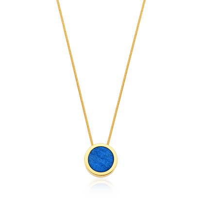 Colar Eterno - Feldspato Azul Anil Semijoias de luxo e design exclusivo