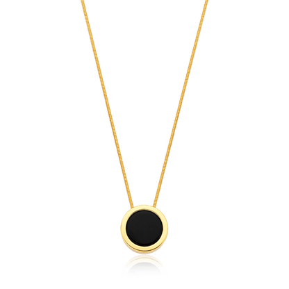 Colar Eterno - Obsidiana Negra Semijoias de luxo e design exclusivo