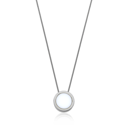 Colar Eterno - Porcelana Branca Semijoias de luxo e design exclusivo