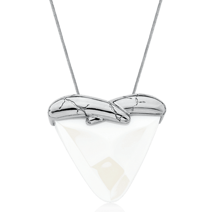 Colar Incondicional - Porcelana Branca Semijoias de luxo e design exclusivo