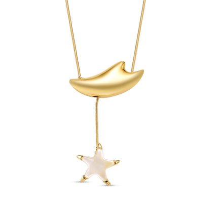 Colar Serena - Ágata Branca Semijoias de luxo e design exclusivo