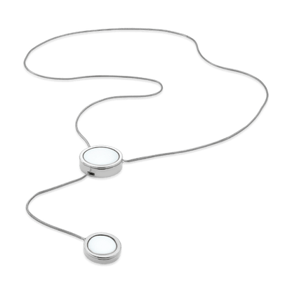 Colar Solene - Porcelana Branca Semijoias de luxo e design exclusivo