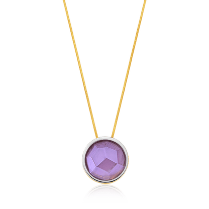 Colar Único - Ametista Semijoias de luxo e design exclusivo