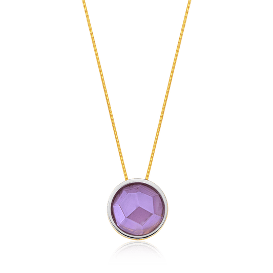 Colar Único - Ametista Semijoias de luxo e design exclusivo