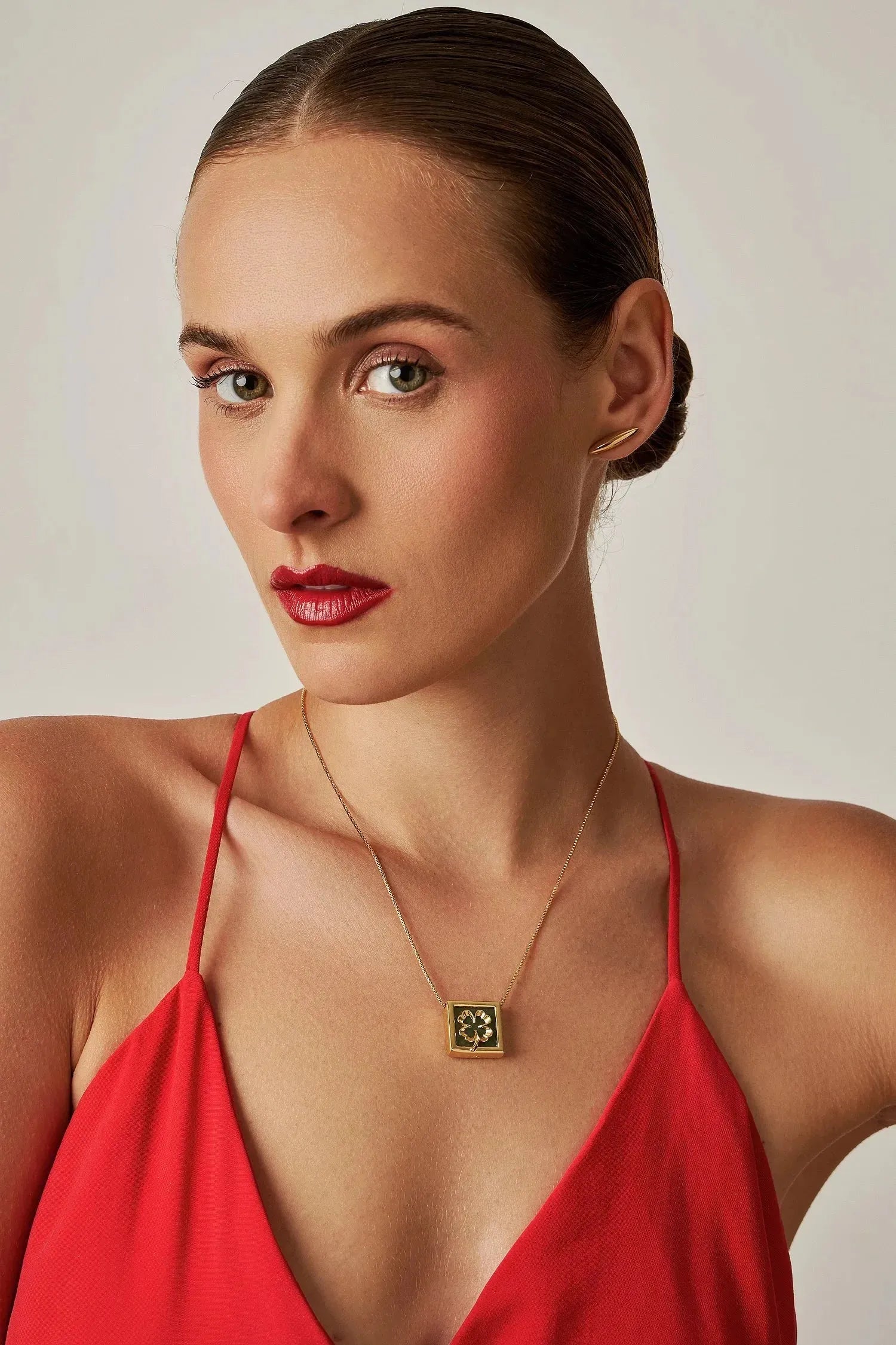 Colar Boa Sorte - Ágata Verde