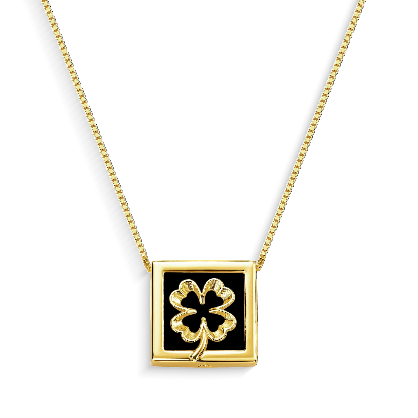 Com um design geométrico e equilibrado, o colar é produzido com Banho de Ouro 18K e possui um pingente com Obsidiana Negra para a sorte da proteção e da força interior, que nos guia mesmo nos dias incertos. O contraste entre o ouro e o preto profundo da pedra natural confere à peça um visual elegante e moderno.