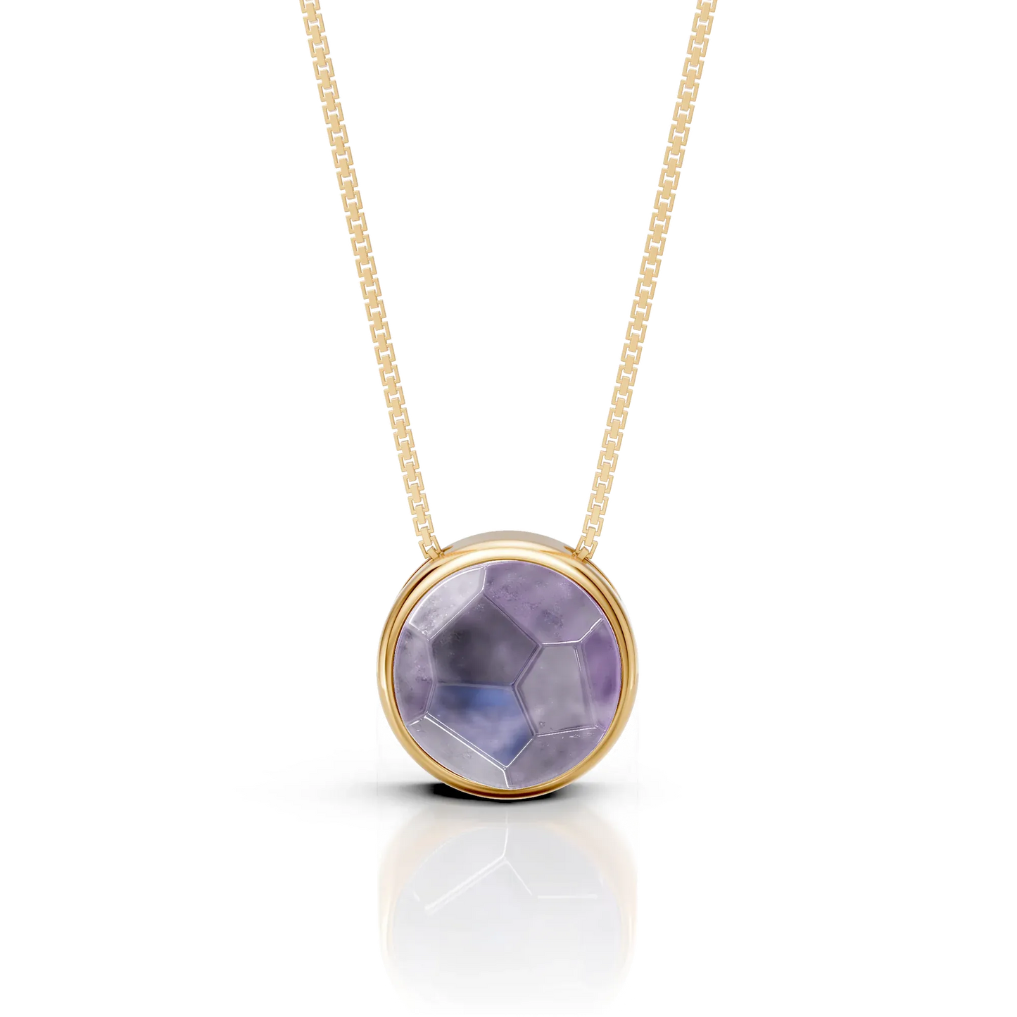 Colar Classic - Ametista — Ouro 18K | Aimer Joias | semijoia feminina pedra natural