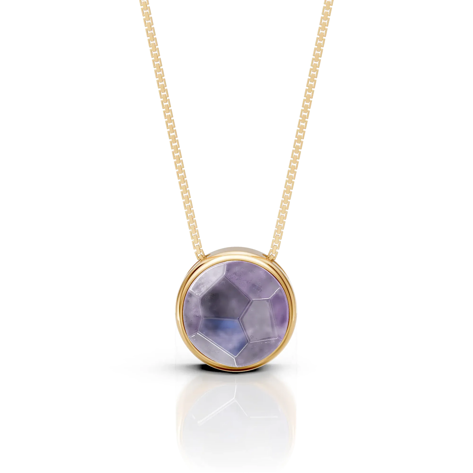 Colar Classic - Ametista — Ouro 18K | Aimer Joias | semijoia feminina pedra natural