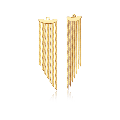 Ear Jacket Banhado a Ouro Semijoias de luxo e design exclusivo