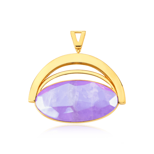 Pingente Ópera - Ametista Semijoias de luxo e design exclusivo