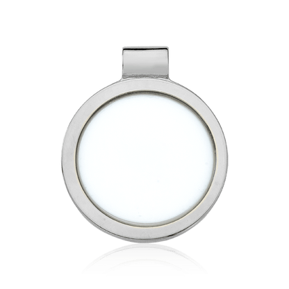Pingente Singular - Porcelana Branca Semijoias de luxo e design exclusivo