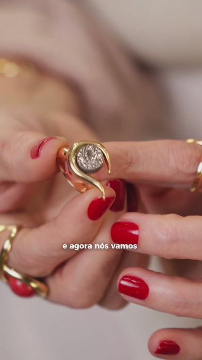 Anel Órbita — Feldspato Vermelho