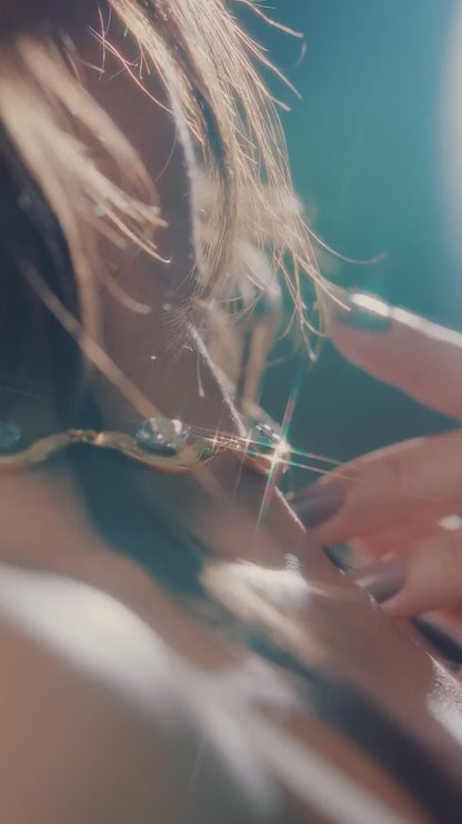 Colar Ciclo - Drusa Platina - Aimer Joias