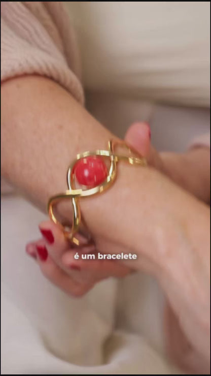Bracelete Supernova — Drusa Metalizada